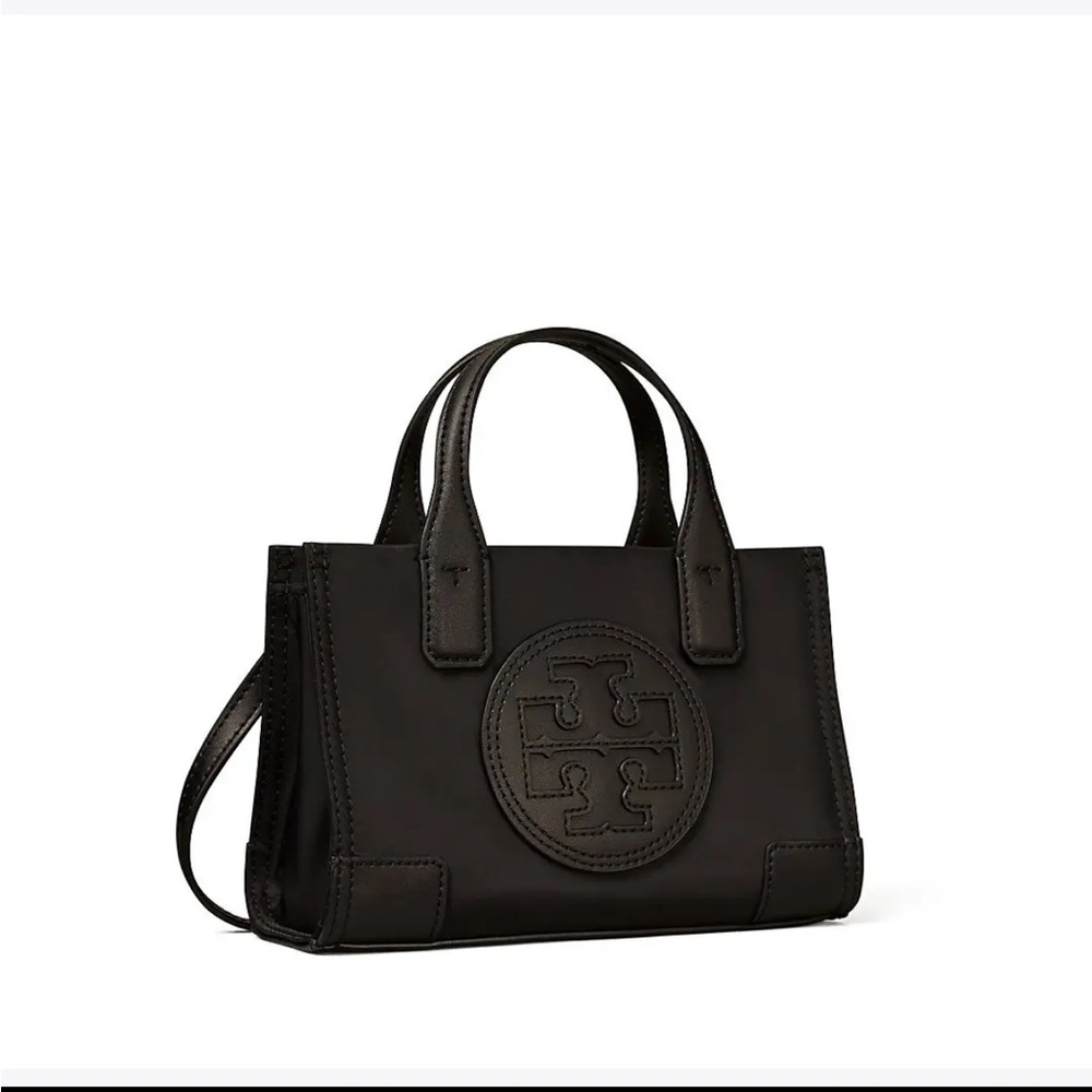 Tory Burch Ella Micro Tote Bag Black